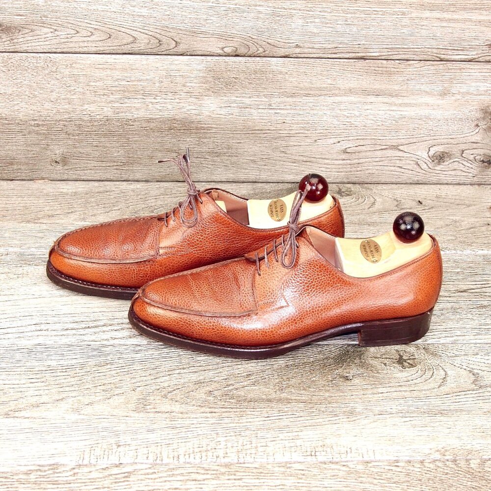 $579 Handmade VASS Shoes Norweger (EU40) - US 7 M - Cognac w/ Lasted Vass Trees - Picture 12 of 16